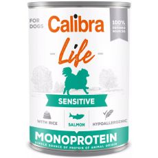 Calibra KONZERVA dog Adult Life sensitive Salmon & Rice 6 x 400g