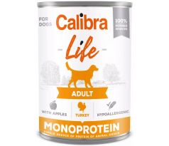 Calibra KONZERVA dog Adult Life Turkey & Apples 6 x 400g