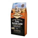 Carnilove fresh ostrich & lamb excellent digestion for small breed dogs 3x 6 kg