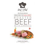 DOG’S CHEF Roasted Scottish Beef with Carrots SMALL BREED ACTIVE DOGS