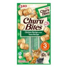 Pamlsok Inaba Churu Bites cat kura s tuniakom 360g