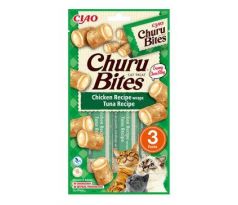 Pamlsok Inaba Churu Bites cat kura s tuniakom 360g