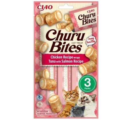  Inaba Churu Bites cat Kura s tuniakom a lososom