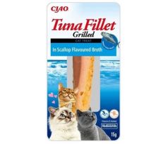 Inaba Churu Grilled cat Tuniak vo vývare z hrebenatky