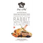 DOG’S CHEF Farmer’s Tasty Rabbit with Turkey & Blackberry
