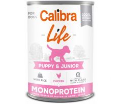 Calibra KONZERVA dog Puppy & Junior Life Chicken & Rice 6 x 400g