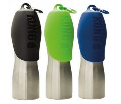 Fľaša na vodu nerezová pre psa, KONG H2O 740 ml