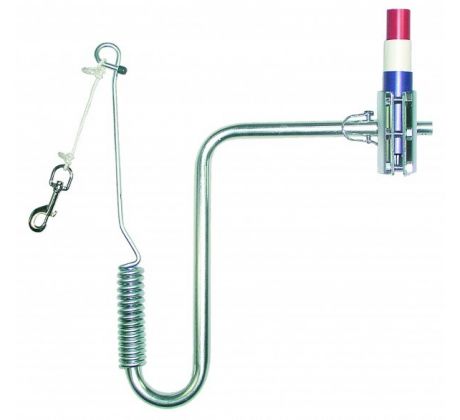 Držiak na bicykel pre psy s pružinou