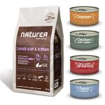 Naturea CAT MIX - 1x Lands Cat & Kitten 2kg + Konzerva 12x 80gr