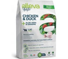 Alleva HOLISTIC cat adult chicken & duck & aloe vera & gingseng