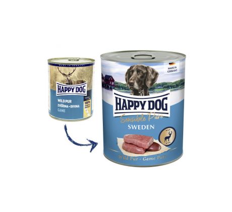 Happy Dog PREMIUM - Fleisch Pur - divinové mäso konzerva