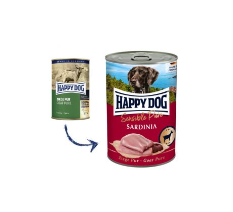 Happy Dog PREMIUM - Fleisch Pur - kozie mäso konzerva