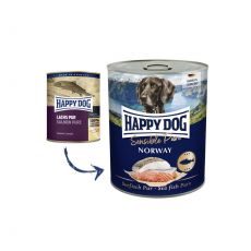 Happy Dog PREMIUM - Fleisch Pur - lososie mäso konzerva