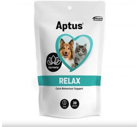 Aptus Relax VET žuvacie tablety na potlačenie stresu u psov 30 tbl