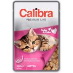 Calibra Premium cat Kapsička - Kitten Morka & kura v omáčke 24 x 100 g