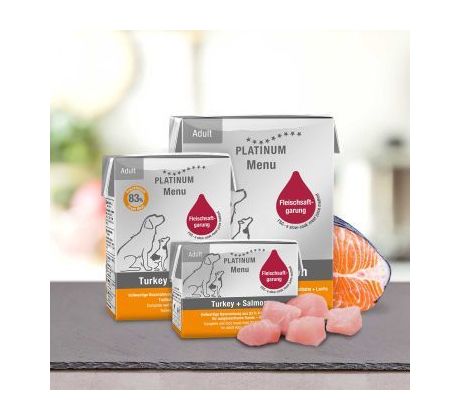 PLATINUM Natural Menu Turkey + Salmon