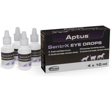 Aptus SentrX Eye Drops 4x 10 ml