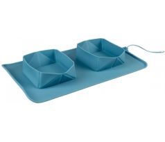 DUVO+ skladacia, silikónová, modrá 2x 600 ml