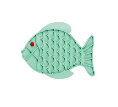 Podložka na lízanie DUVO+ v tvare ryby