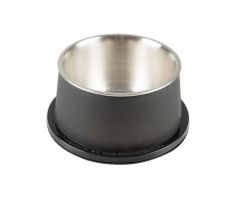 Miska DUVO+ Inox conic nerezová matná - čierna