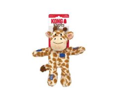 Hračka Kong Dog Wild Knots Preťahovadlo Žirafa s pískatkom, polyetylén M/L