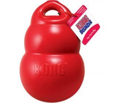 Hračka Kong Dog Bounzer Granát s úchytom, aportovací, červený, guma, L