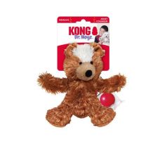 Hračka Kong Dog Dr. Noyz Medvedík s pískatkom, polyester M