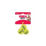 Hračka Kong Dog SqueakAir Lopta s pískatkom tenis, guma vulkanizovaná, (3ks/bal.)