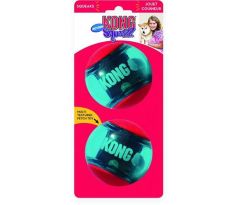 Hračka Kong Dog Squeezz Action Lopta s pískatkom, guma termoplastická, L (2ks/bal.)