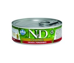 Farmina N&D cat PRIME chicken & pomegranate kitten konzerva 70 g