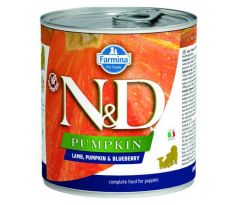 Farmina N&D dog PUMPKIN & lamb & blueberry Puppy konzerva 285 g