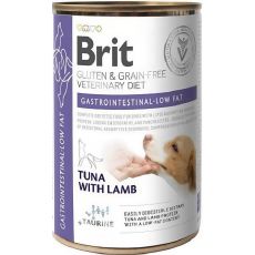 Brit Veterinary Diets GF dog Cans Gluten & Grain free Gastrointestinal-low fat 400 g