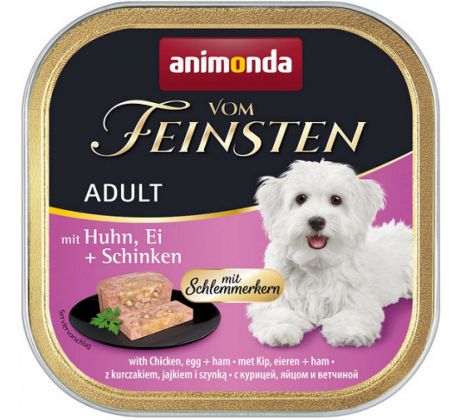 Animonda Vom Feinsten dog ADULT kura, vajce a šunka bal. 11 x 150 g