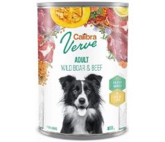 Calibra KONZERVA dog Adult Verve Wild Boar & Beef 6 x 400g