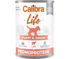 Calibra KONZERVA dog Puppy & Junior Life Lamb & Rice 6 x 400g