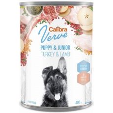 Calibra KONZERVA dog Puppy & Junior Verve Turkey & Lamb 6 x 400g