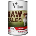VetExpert Raw Paleo puppy beef konzerva