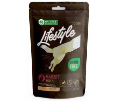 Pamlsok Natures Protection Lifestyle dog dried rabbit ears with rabbit 12x75 g