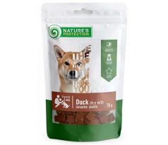 Pamlsok Natures Protection Snack dog chicken strips with sesame 12x75 g