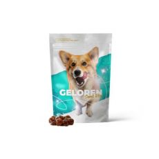 Geloren DOG S–M žuvacie želatínové tablety, 180 g (60ks)