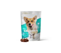 Geloren DOG S–M žuvacie želatínové tablety, 180 g (60ks)