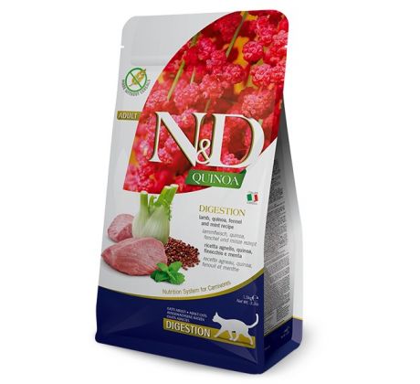 Farmina N&D cat GF QUINOA Digestion Lamb
