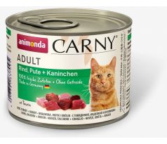 Animonda CARNY® cat Adult hovädzie, morka a králik