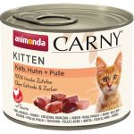 Animonda CARNY® cat Kitten teľacie, kuracie mäso a morka