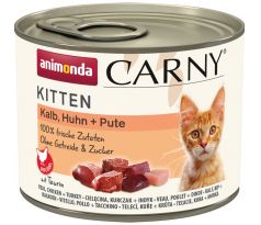 Animonda CARNY® cat Kitten teľacie, kuracie mäso a morka