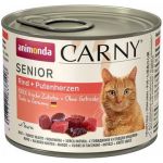 Animonda CARNY® cat Senior hovädzie a morčacie srdiečka