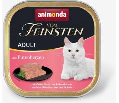 Animonda Vom Feinsten cat CLASSIC hovädzie a morčacie srdiečka 16x 100 g