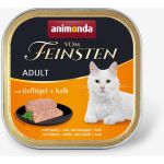 Animonda Vom Feinsten cat CLASSIC hydina a teľacie 16x 100 g