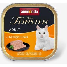 Animonda Vom Feinsten cat CLASSIC hydina a teľacie 16x 100 g