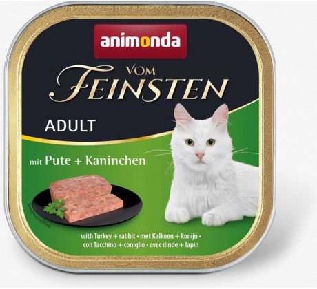 Animonda Vom Feinsten cat CLASSIC morka a králik 16x 100 g
